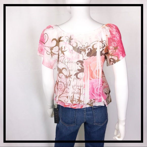 Cato Brand, Floral Blouse Size Medium - Picture 4 of 5